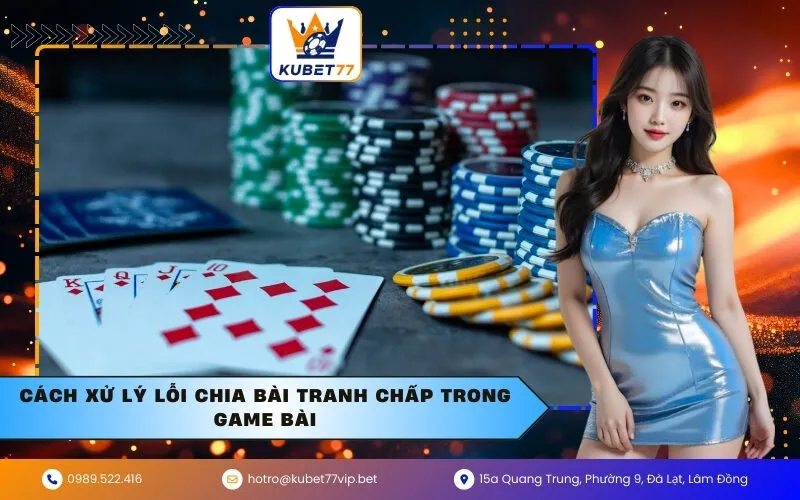 Cách xử lý lỗi chia bài tranh chấp trong game bài