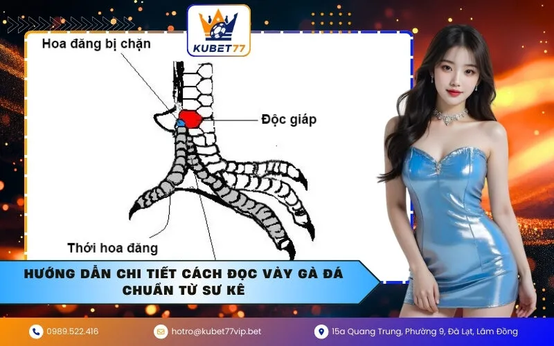 Hướng dẫn chi tiết cách đọc vảy gà đá chuẩn từ sư kê