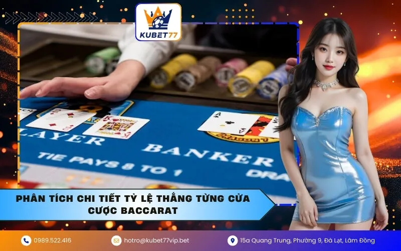Phân tích chi tiết Tỷ lệ thắng từng cửa cược Baccarat