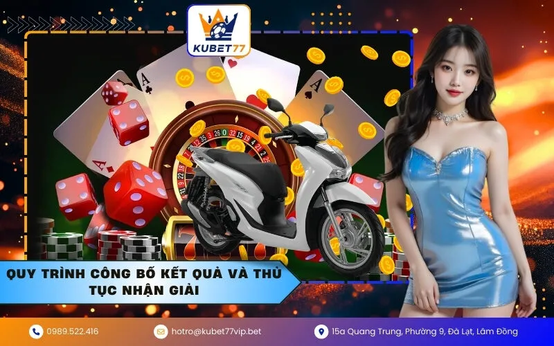 Quy trình công bố kết quả và thủ tục nhận giải