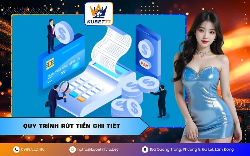 Quy trình rút tiền chi tiết